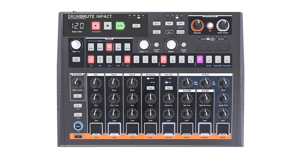 Arturia DrumBrut Impact Analog Drum Machine