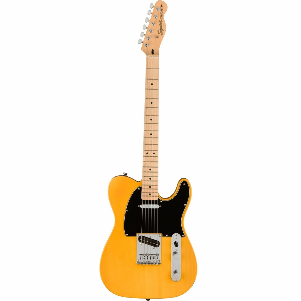 FENDER Squier Affinity Series™ Telecaster®, Maple Fingerboard, Black Pickguard, Butterscotch Blonde