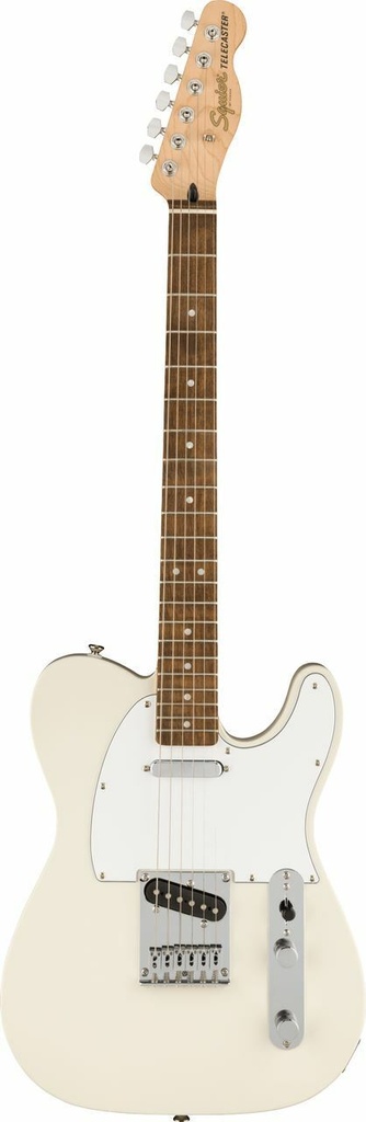FENDER Squier Affinity Series™ Telecaster®, Laurel Fingerboard, White Pickguard, Olympic White