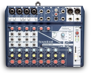 SOUNDCRAFT Notepad-12FX Small-format Analog Mixing Console with USB I/O and Lexicon Effects