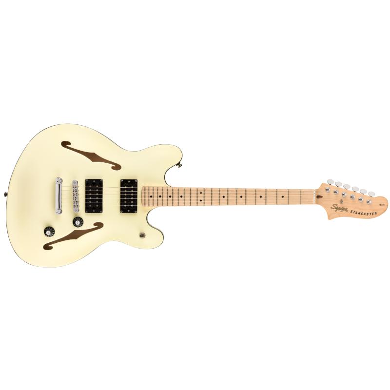 Fender Squier Affinity Series Starcaster Maple Fingerboard ,Olympic White