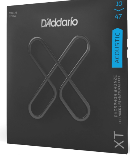 D'Addario XTAPB1047-12 XT Series Acoustic Guitar Strings