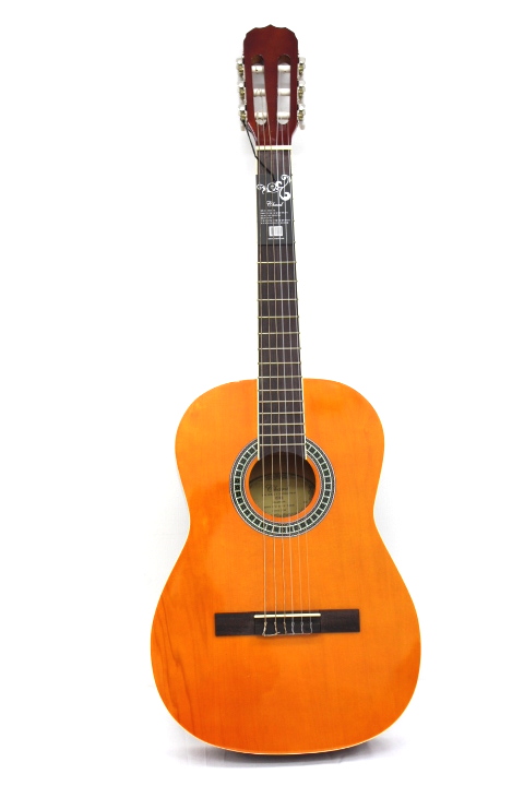 CHARD CLASSICAL GUITAR EC3920C  NATURAL WITH CASE