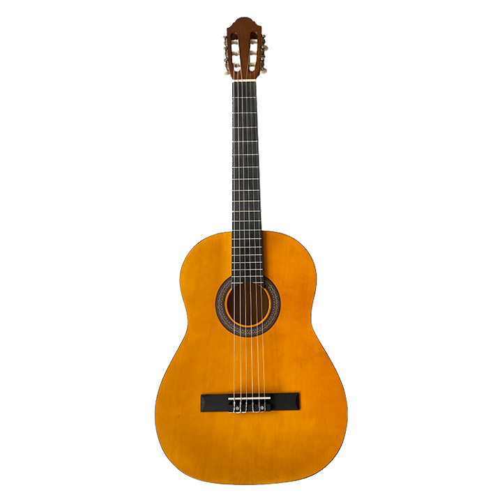 CHARD CLASSICAL GUITAR EC3920C  NATURAL WITH CASE