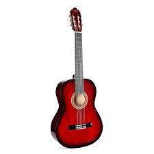 VC104 Valencia 4/4 Classic Guitar RED SUNBURST