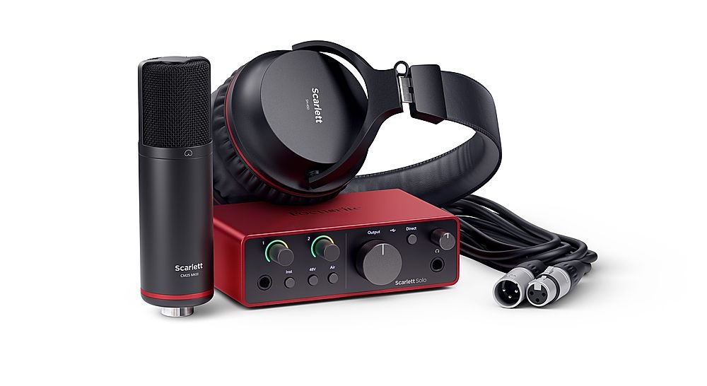 Focusrite - Scarlett Solo Studio 4th Generation Audio Interface