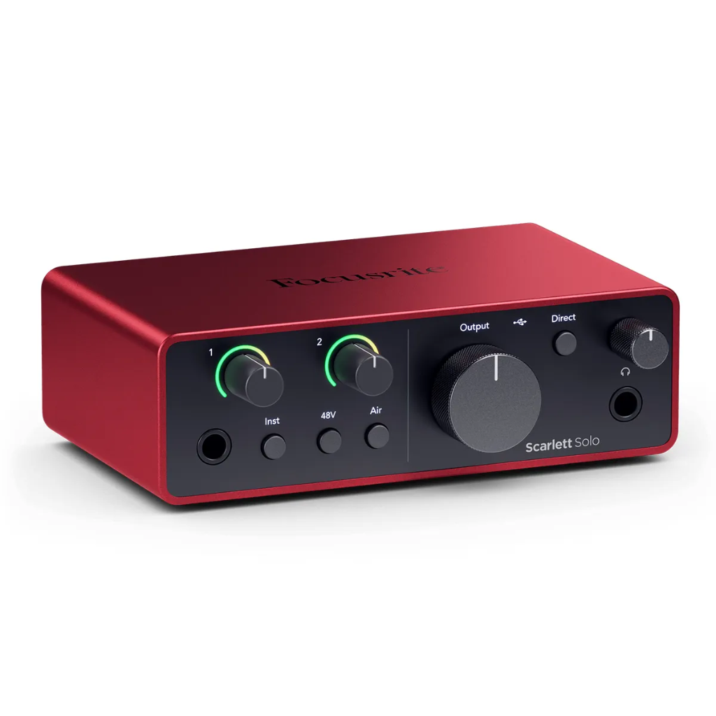 Focusrite Scarlett Solo 4th Generation Audio Interface