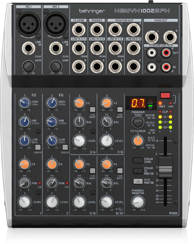 Behringer	XENYX 1002SFX