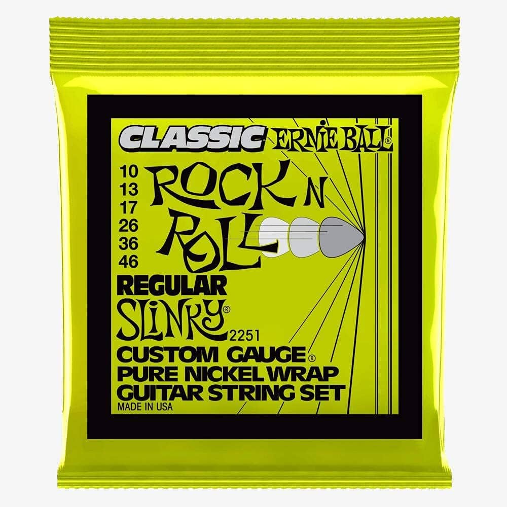 Ernie Ball 2251 Classic Regular Slinky Electric Guitar Strings 10-46