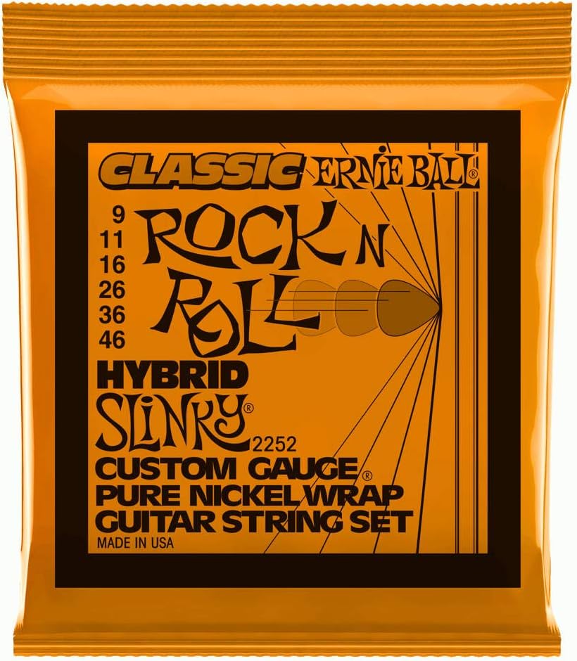 Ernie Ball 2252 Classic Hybrid Slinky Electric Guitar Strings 9-46