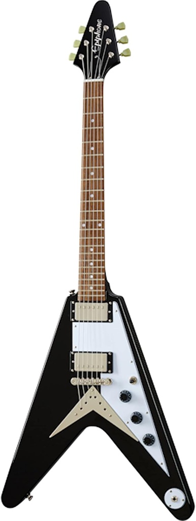 Epiphone Electric Guitar (Flying V, Ebony)