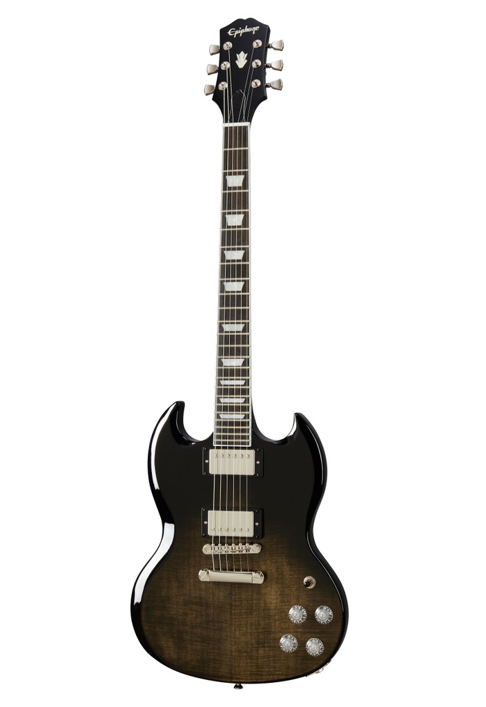 Epiphone SG MODERN FIGURED-TRANS BLACK FADE