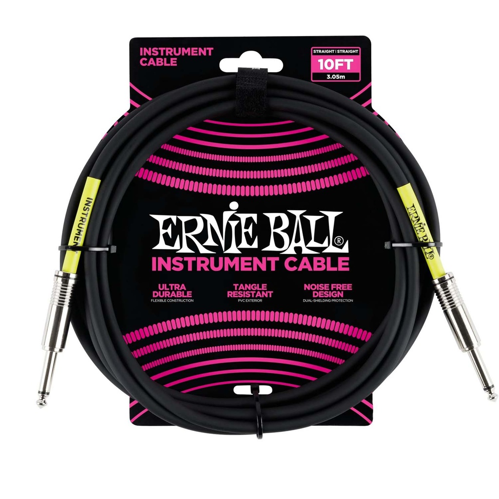 Ernie Ball 10FT CLASSIC CABLE STRAIGHT/STRAIGHT