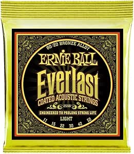 Ernie Ball COATED 8020 BRONZE ACOUSTIC LIGHT