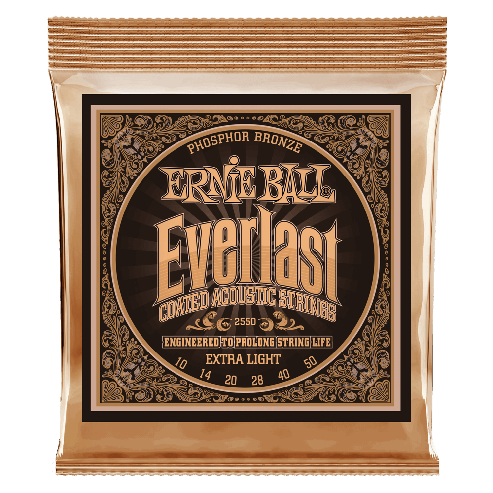 Ernie Ball COATED PHOSPHOR ACOUSTIC EXTRA LIGHT