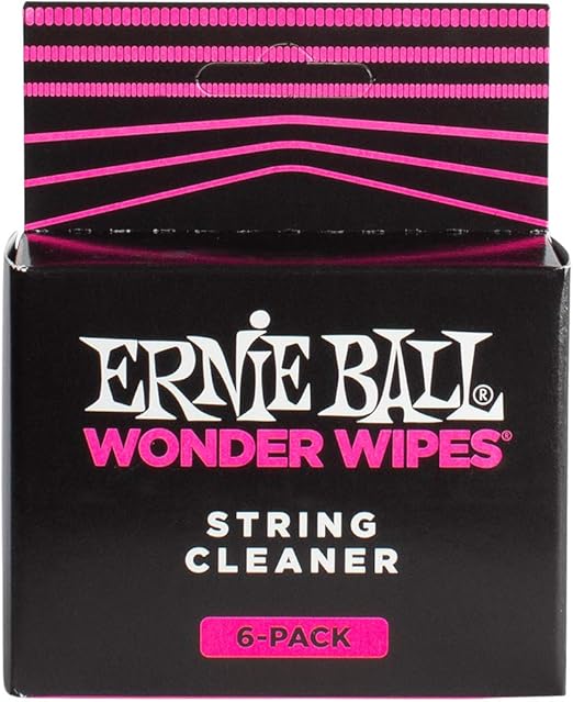 Ernie Ball WONDER WIPES STRING CLEANER-6 PACK