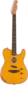 Fender Acoustasonic Player Telecaster Acoustic Electric Guitar, Butterscotch Blonde