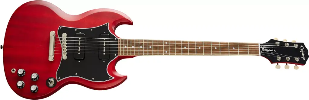 Epiphone SG CLASSIC WORN P90-WORN CHERRY