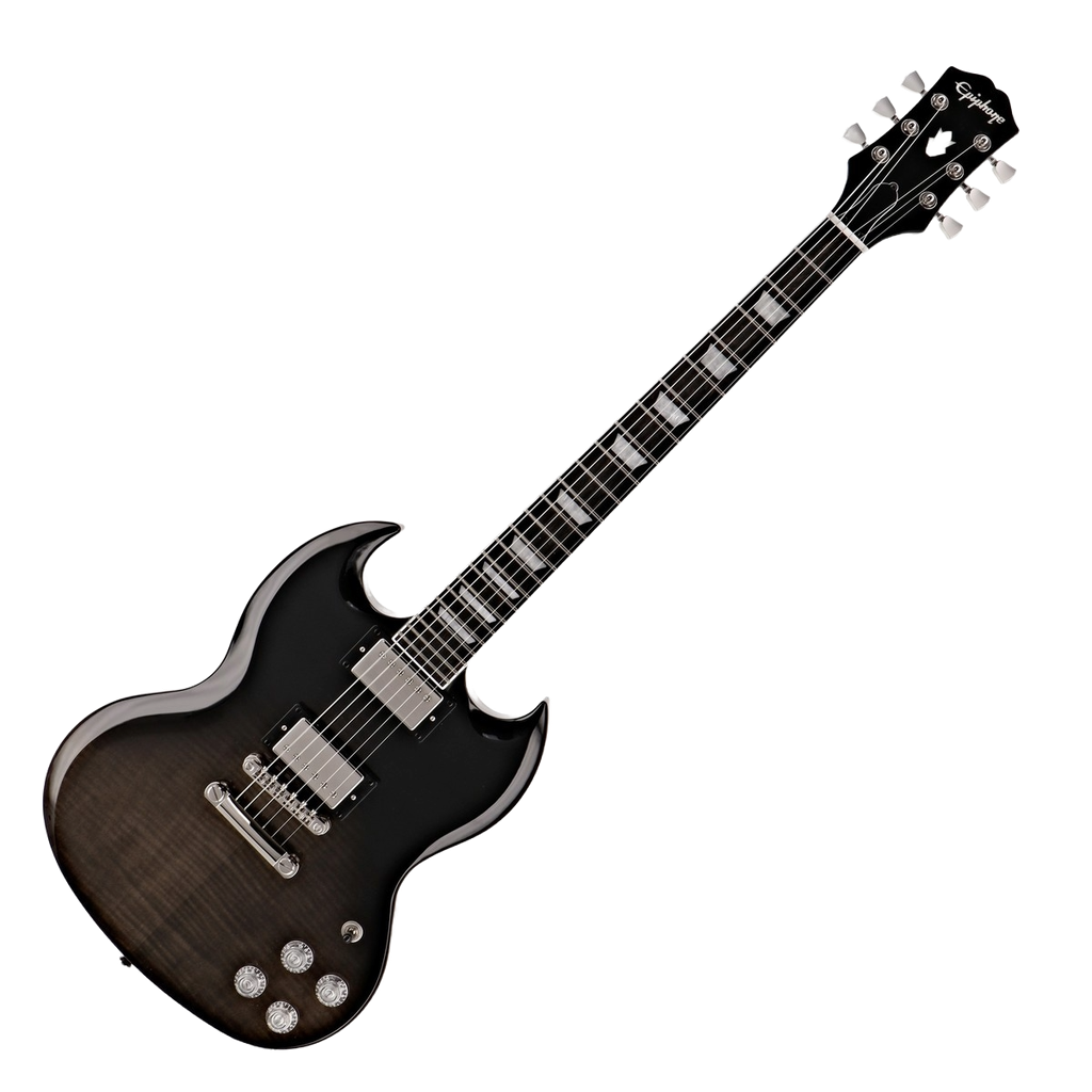 Epiphone SG MODERN FIGURED-TRANS BLACK FADE