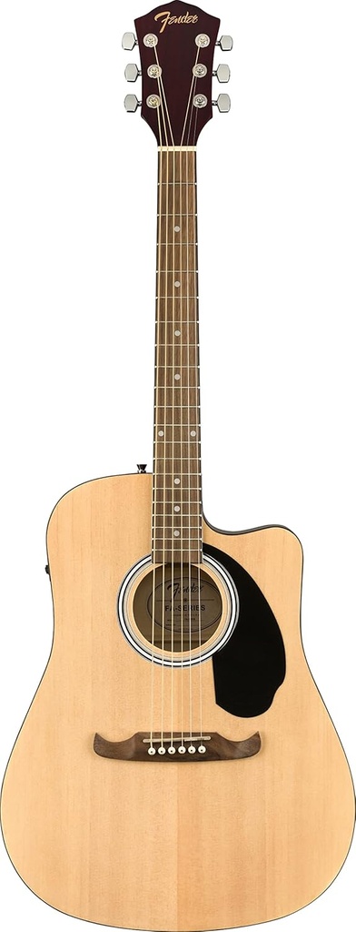 Fender FA-125CE Dreadnought Acoustic Electric Guitar, Natural