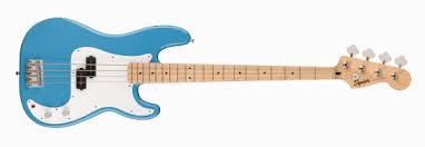 Squier Sonic Precision Bass - Maple Fingerboard - White Pickguard - California Blue