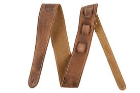 Fender Road Worn Leather Strap - Brown