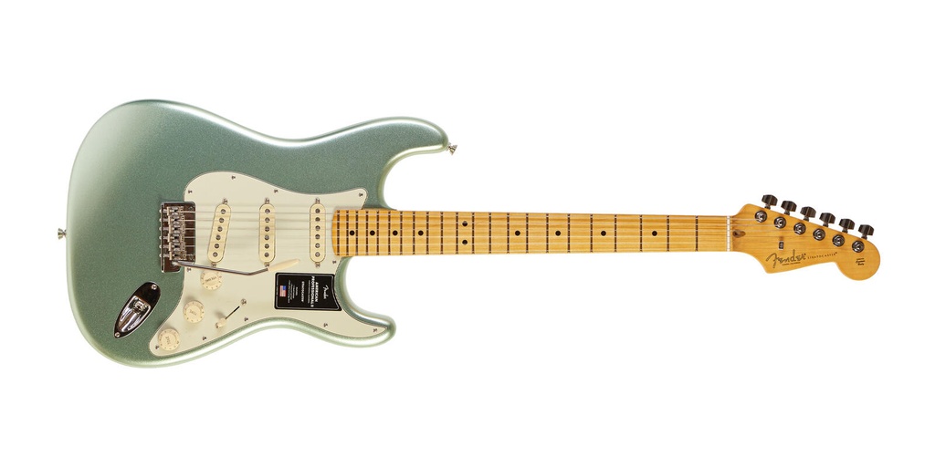 Fender American Professional II Stratocaster HSS Maple Fingerboard Mystic Surf Green