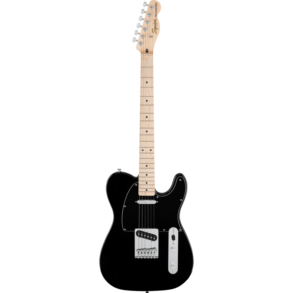 fender Squire FSR Affinity Series Telecaster Maple Fingerboard Black Pickguard Black