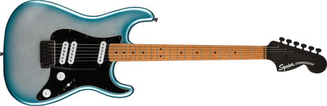 fender Squire Contemporary Stratocaster Special Roasted Maple Fingerboard Black Pickguard Sky Burst Metallic