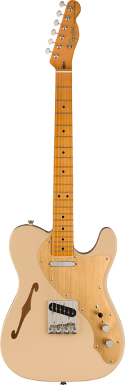 fender Squire FSR Classic Vibe 60s Telecaster Thinline Maple Fingerboard Gold Anodized Pickguard Desert Sand