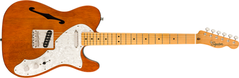 fender Squire Classic Vibe 60s Telecaster Thinline Maple Fingerboard Natural