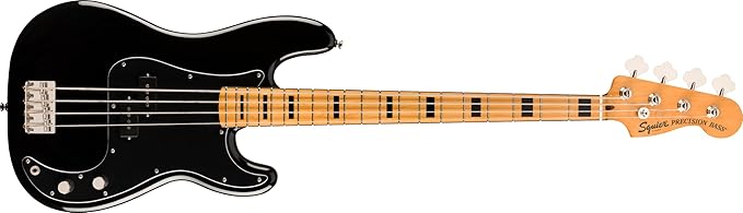 fender Squire Classic Vibe 70s Precision Bass Maple Fingerboard Black