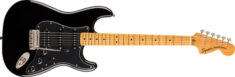 fender Squire Classic Vibe 70s Stratocaster HSS Maple Fingerboard Black