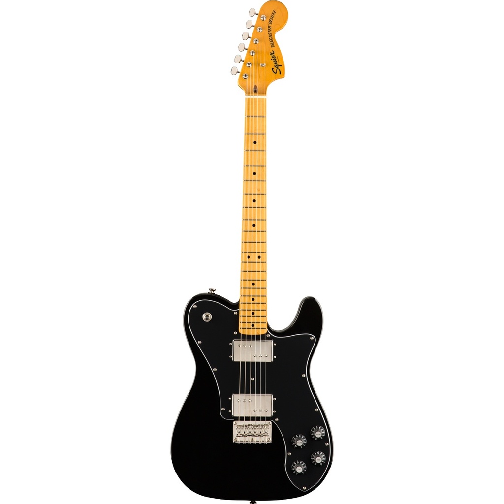 fender Squire Classic Vibe 70s Telecaster Deluxe Maple Fingerboard Black