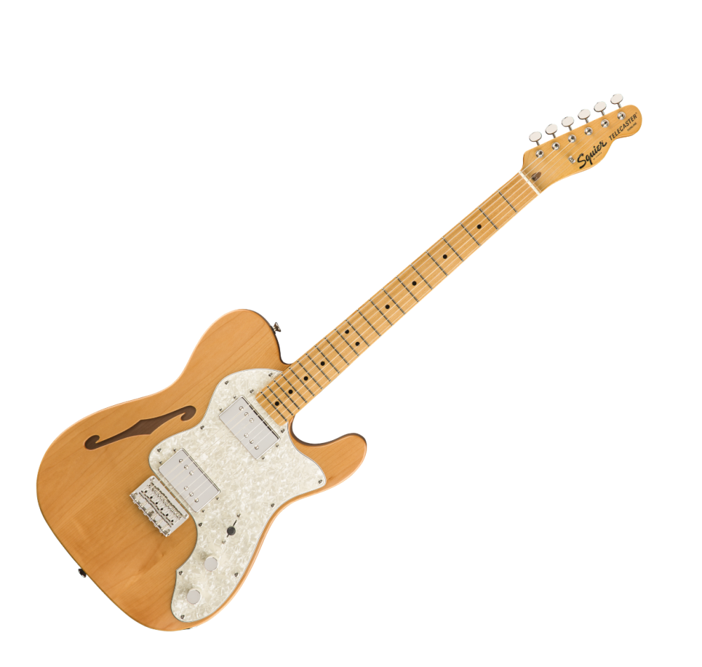 fender Squire Classic Vibe 70s Telecaster Thinline Maple Fingerboard Natural