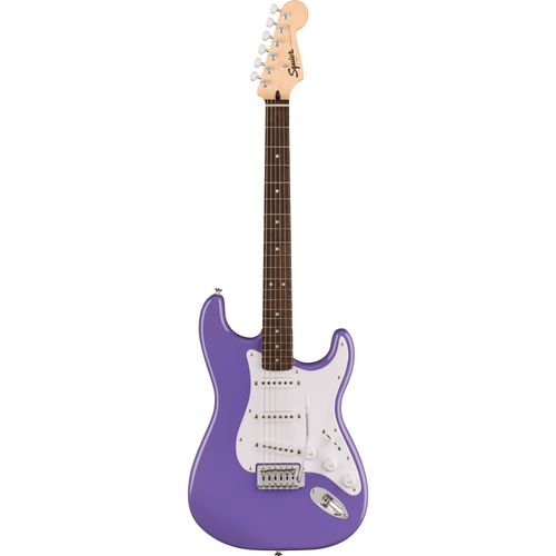 fender Squire Squier Sonic Stratocaster Laurel Fingerboard White Pickguard Ultraviolet