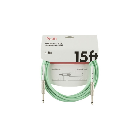 Fender Original Series Instrument Cable 15 Surf Green