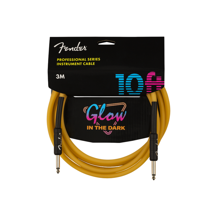 Fender Professional Series Glow in the Dark Cable Orange 10