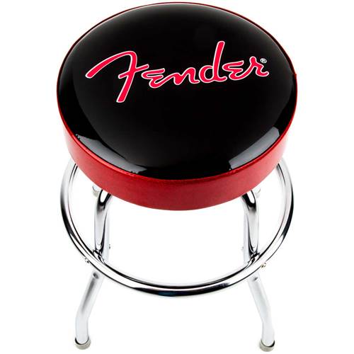 Fender Barstool Black and Red 24inch