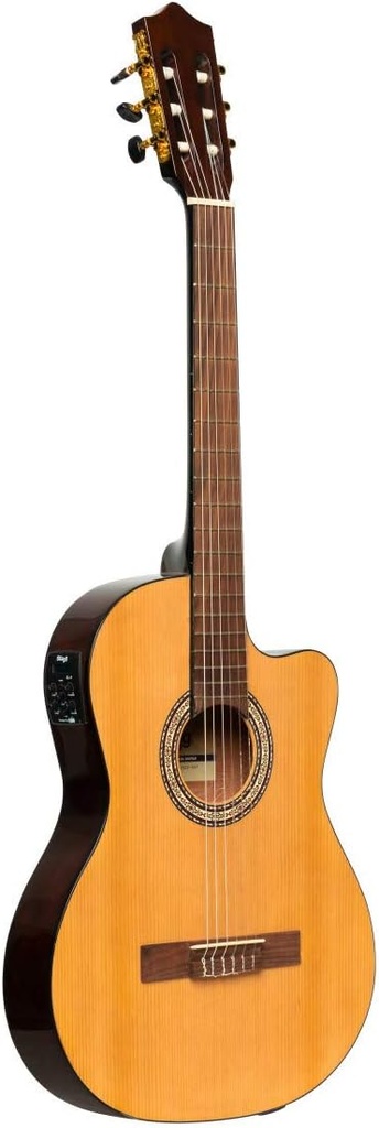 Stagg 6 String Classical Guitar, Right, Natural, Full (SCL60 TCE-NAT) 