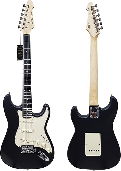 Sqoe Electric Guitar Black
