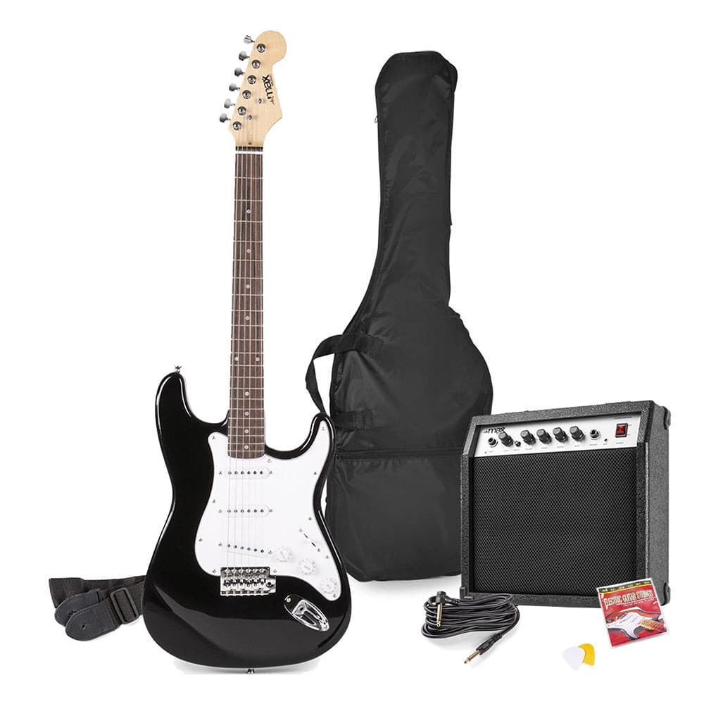 PELLATOR ELECTRIC GUITAR PACKAGE BLACK