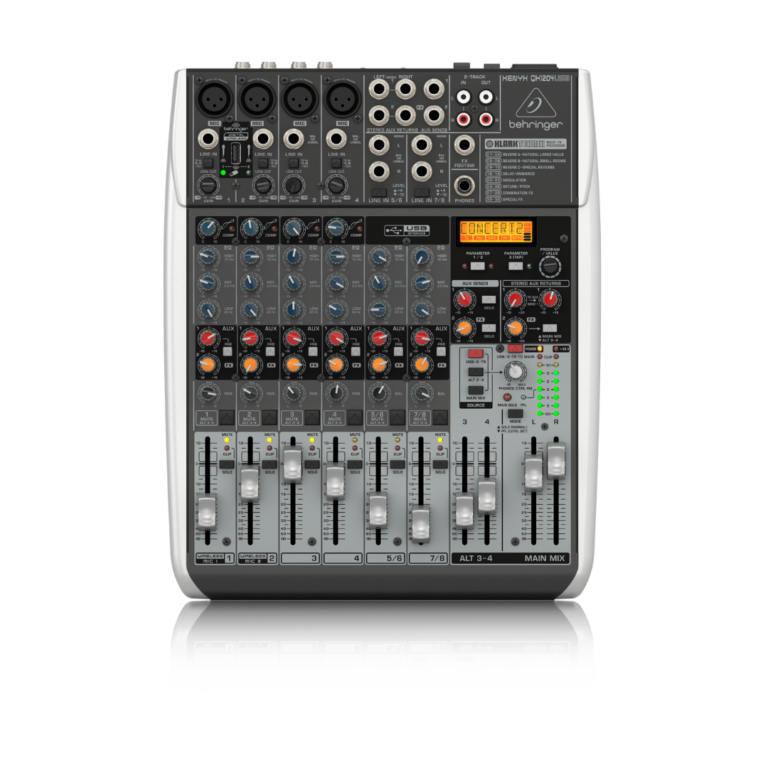 Behringer QX1204USB 12-Input 2/2-Bus Mixer with USB and Effects