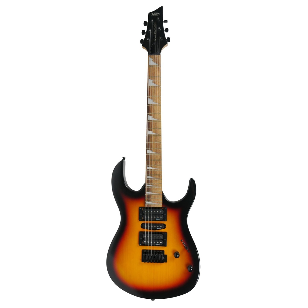 Sqoe electric guitar cherry sunburst  