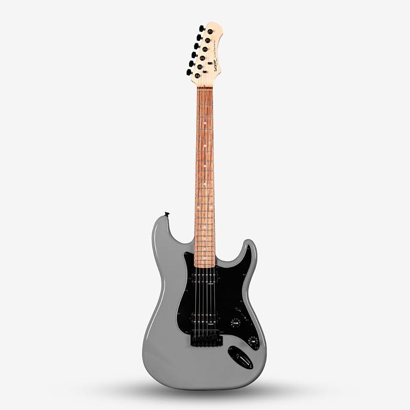 Sqoe electric guitar metallic gray 