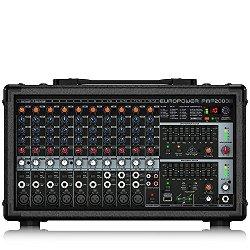 Behringer PMP2000D 14-Channel 2000W Powered Mixer 