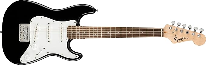 Squier Mini Stratocaster Electric Guitar, Black