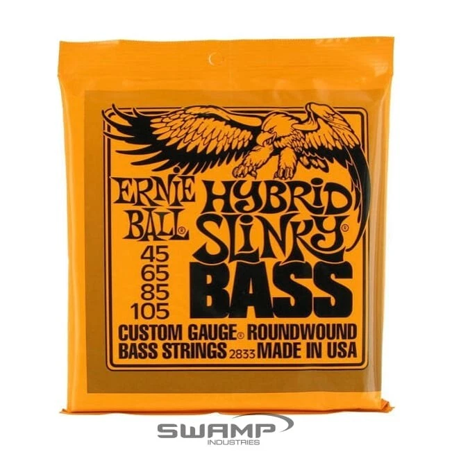 Ernie Ball 2833 Hybrid Slinky Bass Guitar Strings 45 - 105 