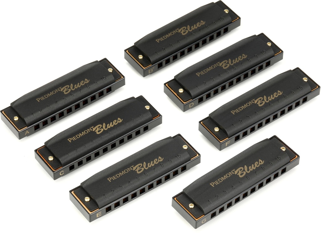 Hohner Piedmont Blues Harp Set 