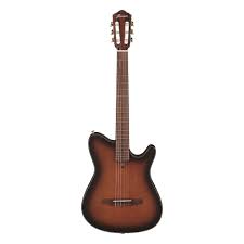 Ibanez FRH10NBSF Thinline Nylon Acoustic-Electric Guitar Brown Sunburst